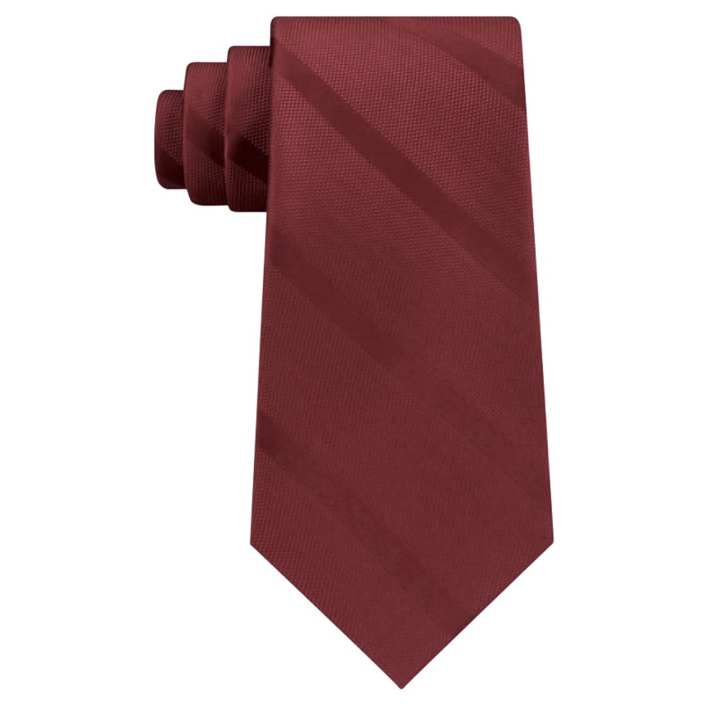 Tommy Hilfiger Men’s Textured Woven tonal stripes Silk Tie